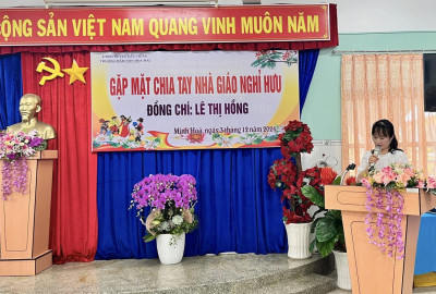 GẶP MẶT CHIA TAY NHÀ GIÁO NGHỈ HƯU